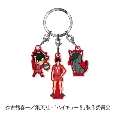 【グッズ-キーホルダー】ハイキュー!! 3連アクリルキーホルダー04 黒尾鉄朗