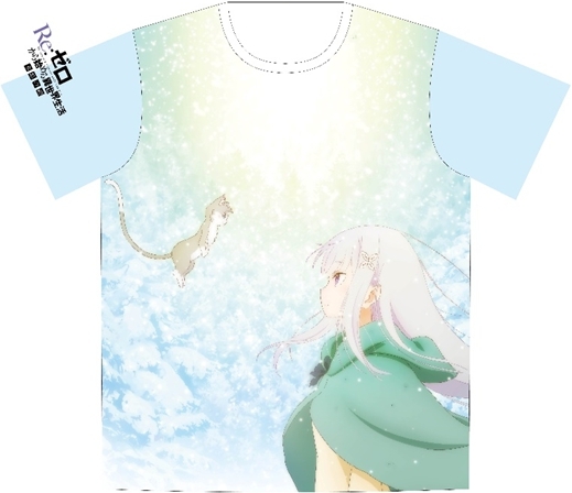 グッズ ｔシャツ Re ゼロから始める異世界生活 氷結の絆 フルグラtシャツ エミリア パック アニメイト