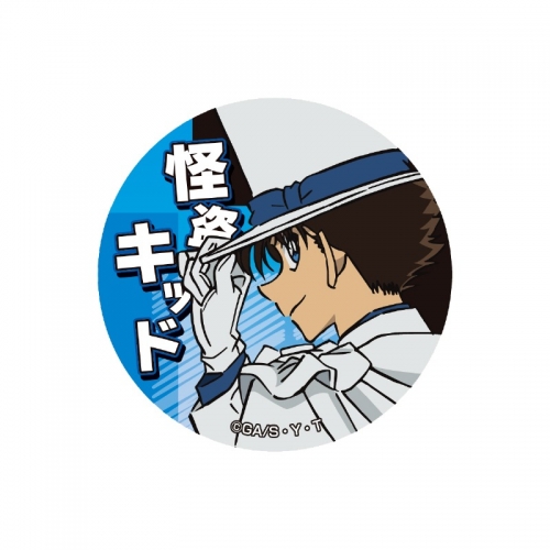 グッズ-バッチ】名探偵コナン グリッター缶バッジ vol.3(怪盗キッド 
