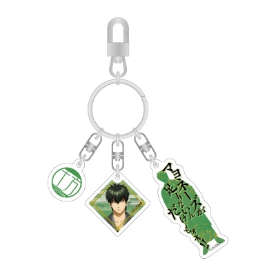 【グッズ-キーホルダー】銀魂 3連アクリルキーホルダー(土方)