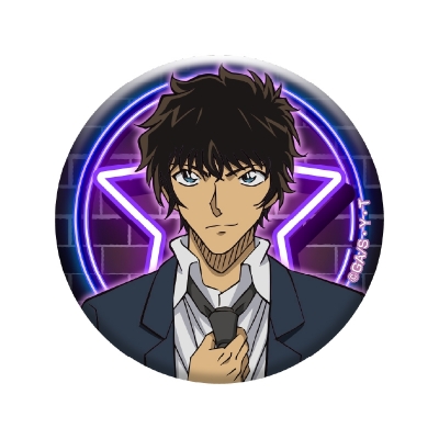 【グッズ-バッチ】名探偵コナン グリッター缶バッジ vol.4(松田陣平)