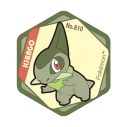 【グッズ-マグネット】ポケットモンスター ハニカムアクリルマグネットvol.9 キバゴの画像