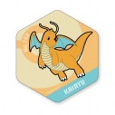 【グッズ-マグネット】ポケットモンスター ハニカムアクリルマグネット BIG vol.6 カイリューの画像