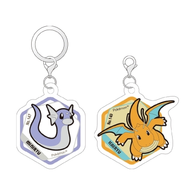 【グッズ-チャーム】ポケットモンスター アクリルマーカーチャームセット vol.5 ミニリュウ&カイリュー