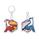 【グッズ-チャーム】ポケットモンスター アクリルマーカーチャームセット vol.5 ラティアス&ラティオスの画像