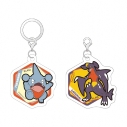 【グッズ-チャーム】ポケットモンスター アクリルマーカーチャームセット vol.5 フカマル&ガブリアスの画像