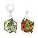 【グッズ-チャーム】ポケットモンスター アクリルマーカーチャームセット vol.5 キバゴ&オノノクスの画像