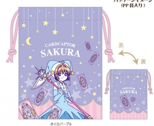 グッズ 巾着袋 カードキャプターさくら ミニ巾着 さくらパープル アニメイト