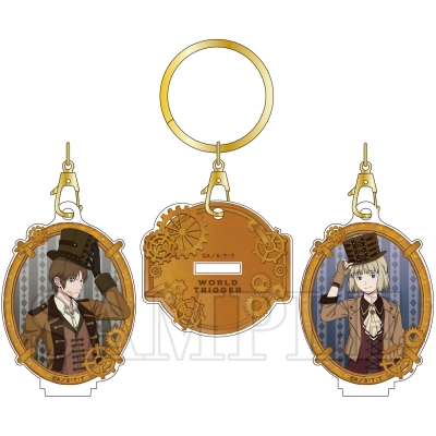 【グッズ-キーホルダー】ワールドトリガー 3チャームキーホルダー 二宮匡貴&那須玲