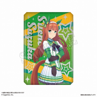 【グッズ-バッチ】ウマ娘 プリティーダービー スタンド缶バッジ サイレンススズカ