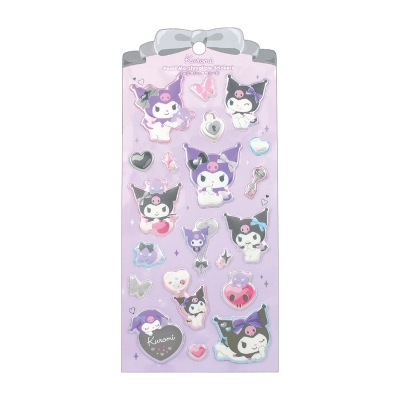 【グッズ-シール】サンリオキャラクターズ パールマシュマロシール スウィートメタル/クロミ