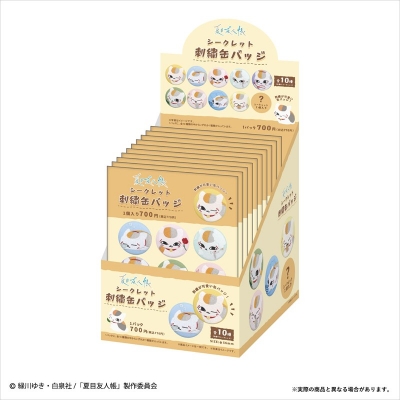 【グッズ-バッチ】夏目友人帳 シークレット刺繍缶バッジ