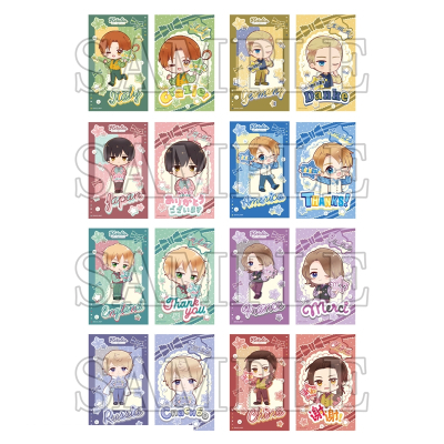 【グッズ-ブロマイド】ヘタリアWorld★Stars コレクションスマロイド サンキューカード