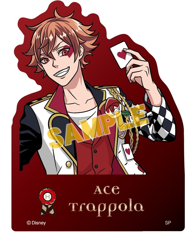 【グッズ-ステッカー】ディズニー ツイステッドワンダーランド キャラクターステッカー V2アート エース