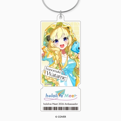 【グッズ-キーホルダー】「hololive Meet 2026」 アクリルチケットキーホルダー 角巻わため