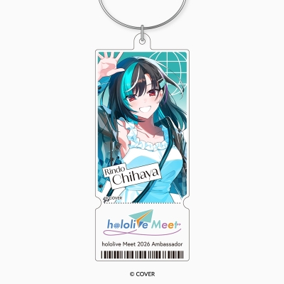 【グッズ-キーホルダー】「hololive Meet 2026」 アクリルチケットキーホルダー 輪堂千速