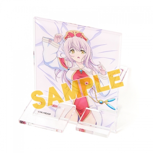 グッズ 携帯グッズ 異世界魔王と召喚少女の奴隷魔術w 描き下ろし アクリルモバイルスタンド ルマキーナ アニメイト