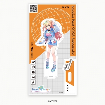 グッズ-スタンドポップ】hololive meet アクリルスタンド 桃鈴ねね 
