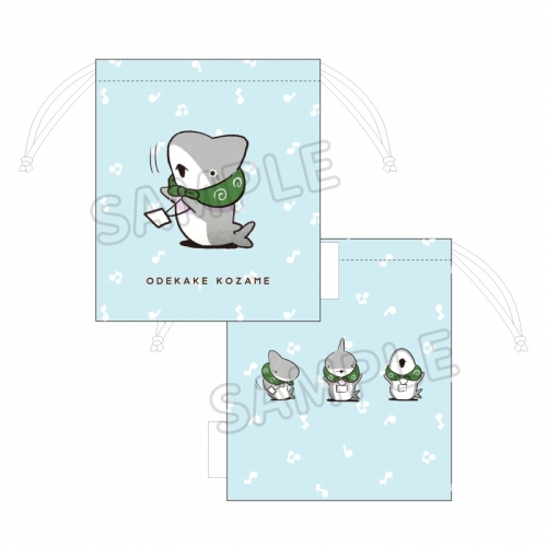 グッズ 巾着 おでかけ子ザメ プリントミニ巾着 ラジオ体操 アニメイト