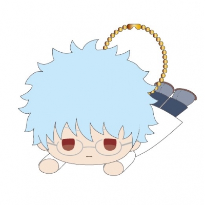 【グッズ-マスコット】3年Z組銀八先生 むにゅぐるみマスコット(寝そべり) 坂田銀八