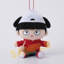 【グッズ-マスコット】モブサイコ100 III × サンリオキャラクターズ(Travel Series) むにゅぐるみマスコット 影山茂夫の画像