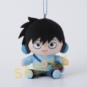 【グッズ-マスコット】モブサイコ100 III × サンリオキャラクターズ(Travel Series) むにゅぐるみマスコット 影山律の画像