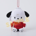 【グッズ-マスコット】モブサイコ100 III × サンリオキャラクターズ(Travel Series) むにゅぐるみマスコット ポチャッコの画像