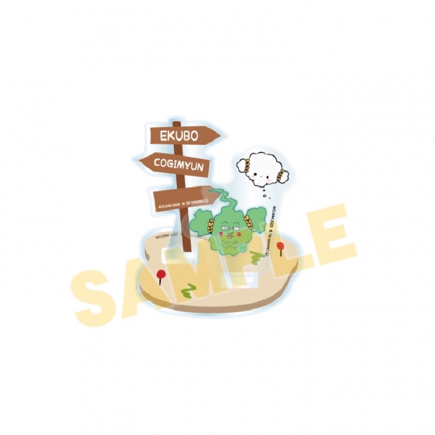 【グッズ-スタンドポップ】モブサイコ100 III × サンリオキャラクターズ(Travel Series) アクリルスタンド エクボ&こぎみゅん