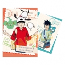 【グッズ-ポスター】モブサイコ100 III × サンリオキャラクターズ(Travel Series) クリアポスター2枚セットAの画像