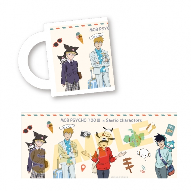 【グッズ-マグカップ】モブサイコ100 III × サンリオキャラクターズ(Travel Series) マグカップ