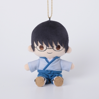 【グッズ-マスコット】銀魂 むにゅぐるみマスコット(お座り) 志村新八