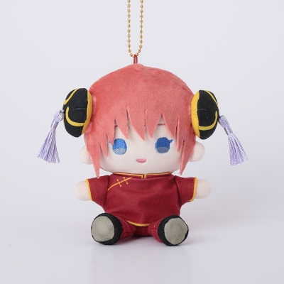 【グッズ-マスコット】銀魂 むにゅぐるみマスコット(お座り) 神楽