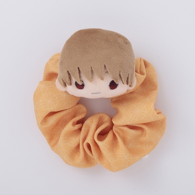 【グッズ-ヘアバンド】銀魂 フェイスぬいぐるみ付シュシュ 沖田総悟