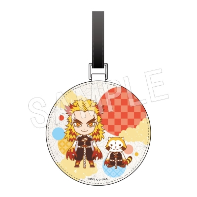 【グッズ-ネームホルダー】鬼滅の刃×ラスカル ラゲッジタグ 煉獄杏寿郎