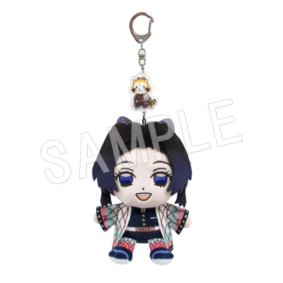 【グッズ-ぬいぐるみ】鬼滅の刃×ラスカル ぬいぐるみストラップ 胡蝶しのぶ