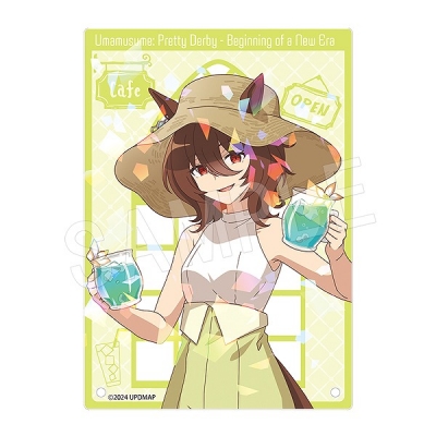 【グッズ-置きもの】劇場版『ウマ娘 プリティーダービー 新時代の扉』 ホロアクリルアートパネル バカンスver. アグネスタキオン