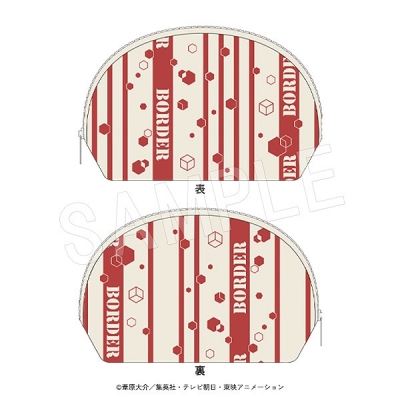 【グッズ-ポーチ】ワールドトリガー 浴衣柄ポーチ 生駒隊ver.