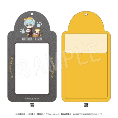 【グッズ-カードケース】ブルーロック×ラスカル フォトカードホルダー 執事ミニキャラver. 氷織 羊