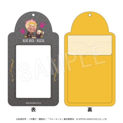 【グッズ-カードケース】ブルーロック×ラスカル フォトカードホルダー 執事ミニキャラver. 士道龍聖
