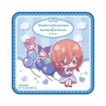 グッズ-タオル】五等分の花嫁＊ × マイメロディ＆クロミ ミニタオル 