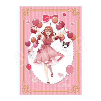 【グッズ-ブロマイド】五等分の花嫁* × マイメロディ&クロミ 箔押しプラブロマイド バルーン&リボンver. 五月