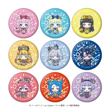 グッズ-バッチ】ひみつのアイプリ トレーディンググリッター缶バッジ 
