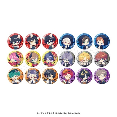 【グッズ-バッチ】ヒプノシスマイク -Division Rap Battle- トレーディンググリッター缶バッジ ハロウィンver.