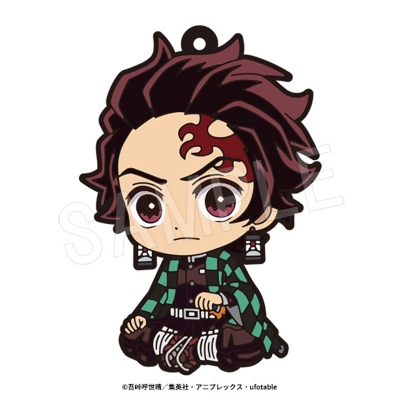 【グッズ-ストラップ】鬼滅の刃 ぺたん娘ラバーストラップ 無限城編 第一章ver. TypeA