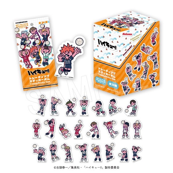【グッズ-食品】ハイキュー!! トレーディングステッカーガム