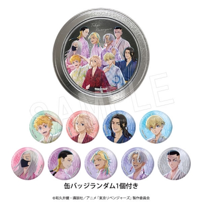 【グッズ-食品】東京リベンジャーズ ミニ缶バッジ付き マグネット缶キャラメル 夏の思い出ver.