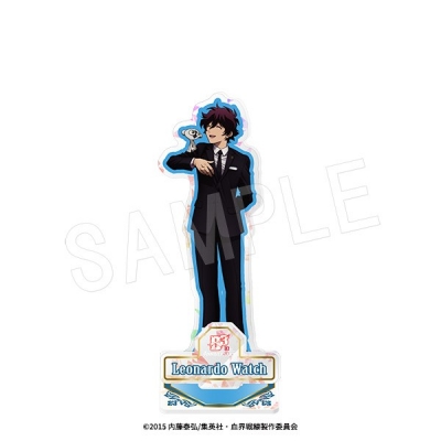 【グッズ-スタンドポップ】血界戦線 キラメキコレクション ビジューアクリルスタンド 黒スーツver. レオナルド