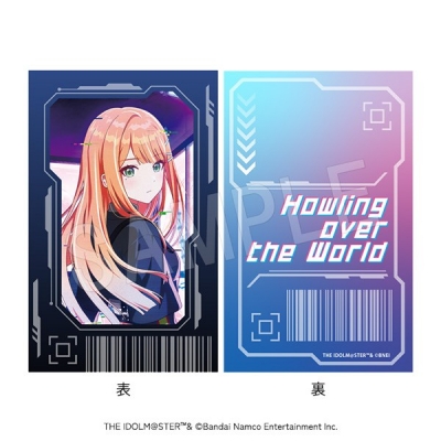 【グッズ-ブロマイド】学園アイドルマスター Howling over the World カードキー風プラブロマイド 紫雲清夏