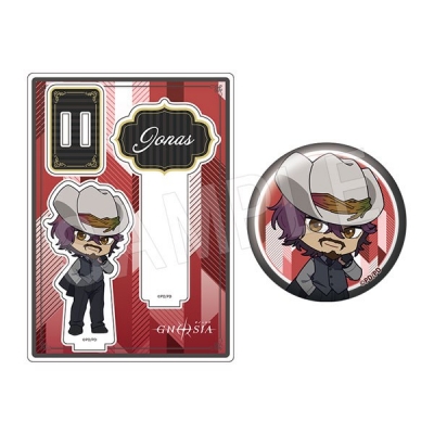 【グッズ-セットもの】TVアニメ『グノーシア』 アクリルフォトプロップス&グリッター缶バッジセット 黒スーツver. ジョナス
