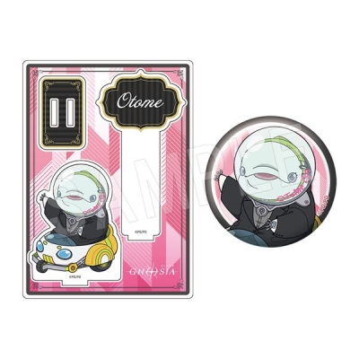 【グッズ-セットもの】TVアニメ『グノーシア』 アクリルフォトプロップス&グリッター缶バッジセット 黒スーツver. オトメ